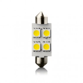 Żarówki LED SMD VECTA SV8,5 39 mm 12V, białe, 4 diody, 2 szt.
