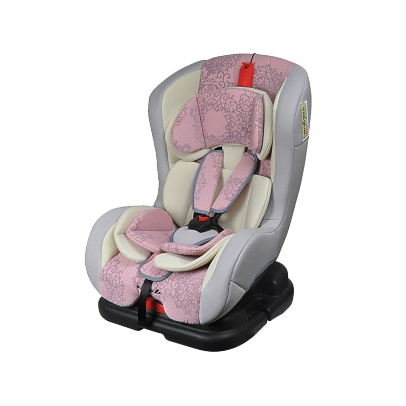Fotelik samochodowy dla dziecka 0-18 kg - różowy
