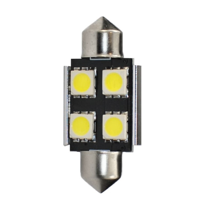2xDioda LED C5W 36 mm 4SMD5050 RAD. CANBUS, biała (LB328W) PREMIUM