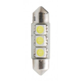 2xDioda LED C5W 36 mm, 3xSMD5050 Canbus, biała (LB310W)