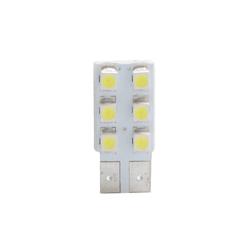 Blister 2x Dioda LED W5W 6xSMD3528 boczna biała (LB083W)