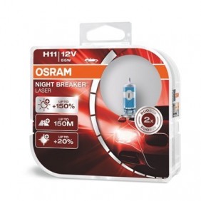 Żarówki H11 OSRAM NIGHT BREAKER LASER +150% Duo Box - 2 sztuki