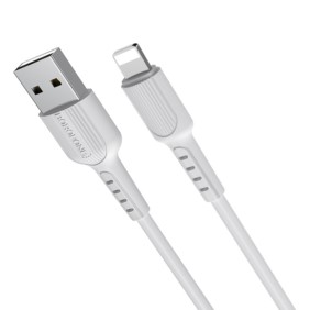 BOROFONE Kabel BX16 EASY - USB na LIGHTNING - 2A 1m biały