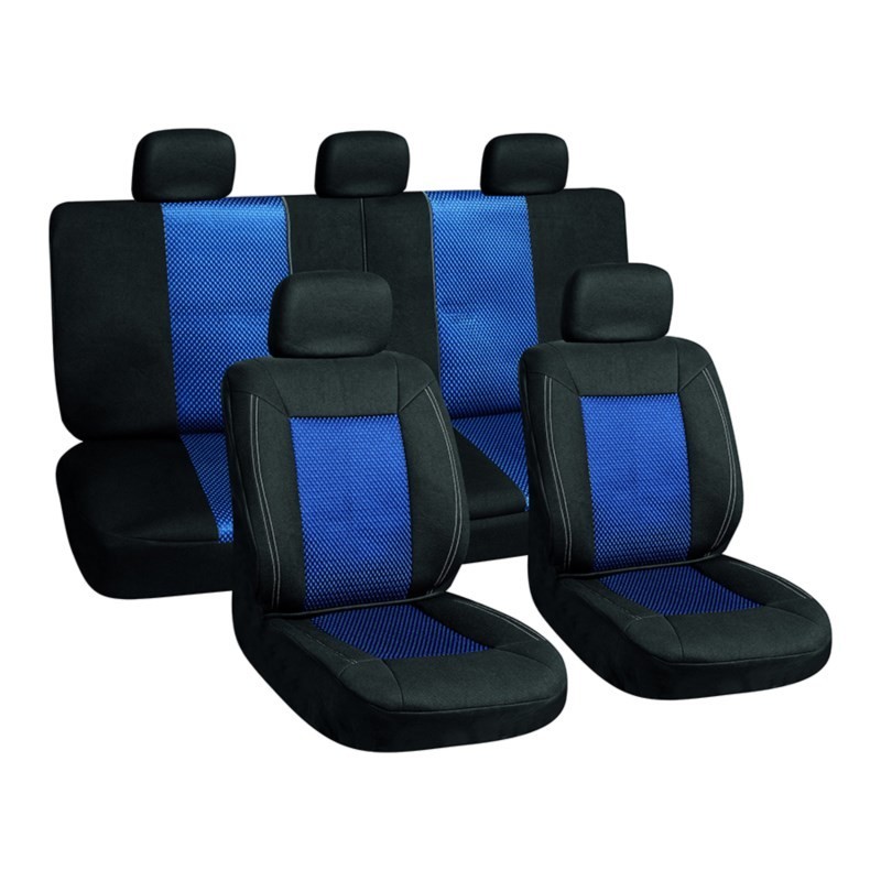 Pokrowce na fotele samochodowe, uniwersalne, niebieskie